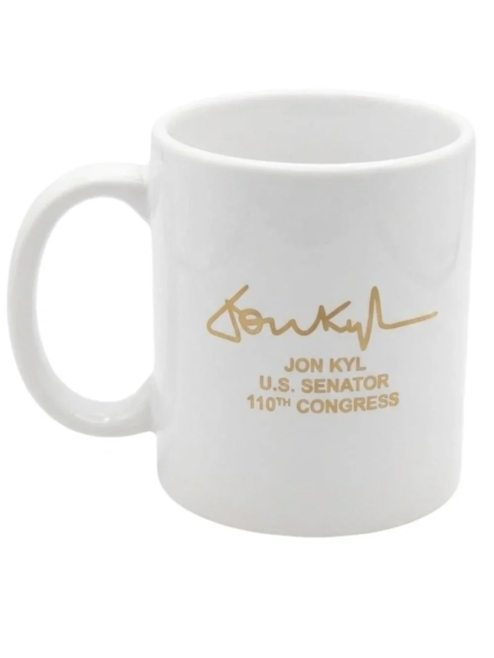 United States Senate 110th Congress Jon Kyle Coffee Mug Signed
